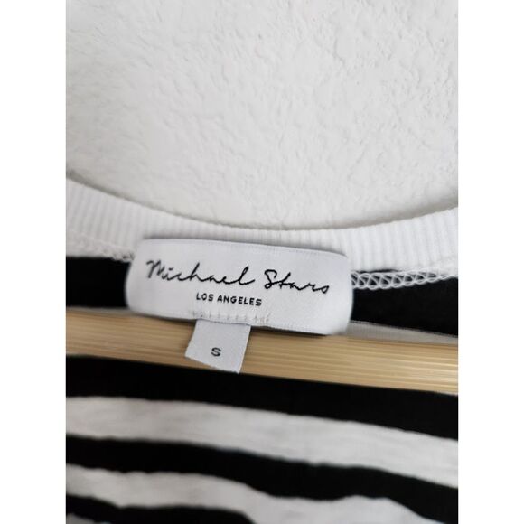 Michael Stars Striped Tank In Black and White | Size S - Picture 5 of 10